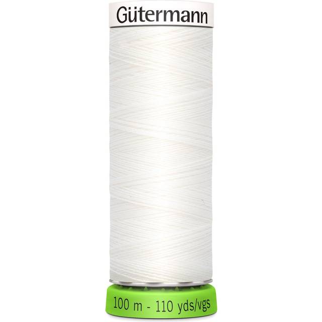Gutermann Recycled rPET Eco Sewing Thread 800 White