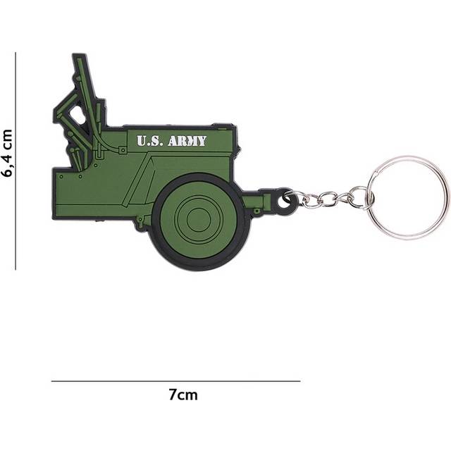 Fostex Keychain Jeep US Army 3D PVC