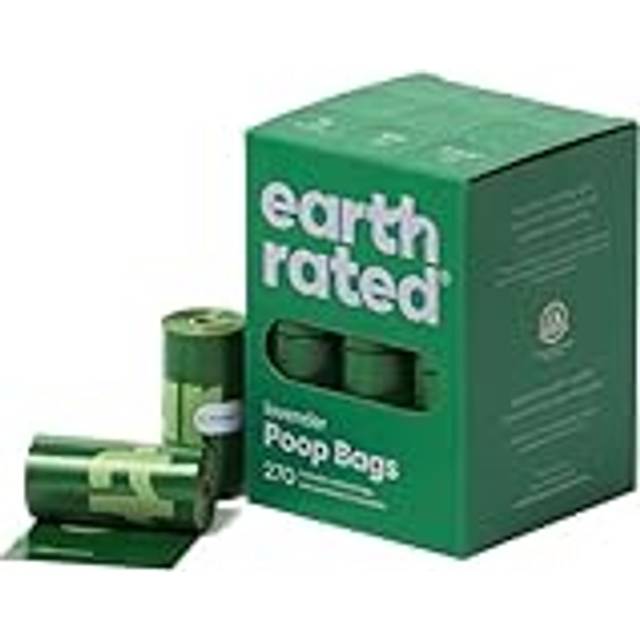 Earth rated dog poo bags 270 puppy poop bags waste bags roll refill extra thick