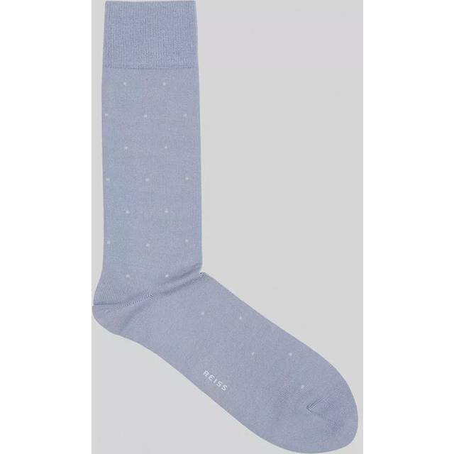 Reiss Mario Polka Dot Print Cotton Blend Socks