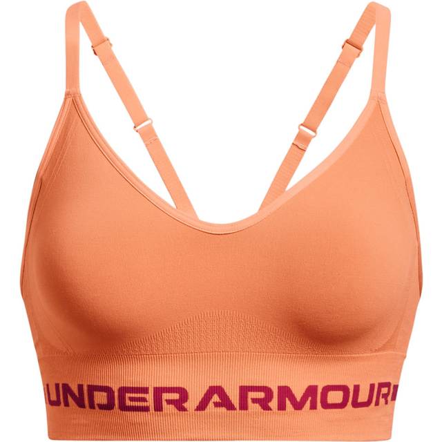 Under Armour Seamless Low Long Bra Orange XS (XS)