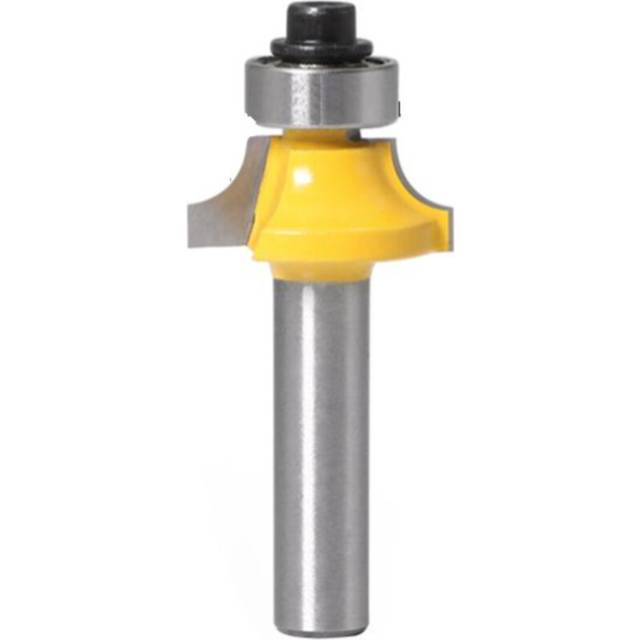 2pcs 8mm shank Corner Round Over Router Bit with Bearing Milling Cutter for Wood Woodworking Tool Tungsten Carbide