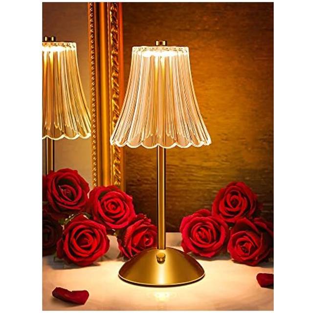Table Lamp,Dimmable Bedside Lamp for Bedroom Lamp,3 Colors Touch Lamps Bedside Lamps,Rechargeable Lamp Battery Lamp,Battery Operated Table Lamps for