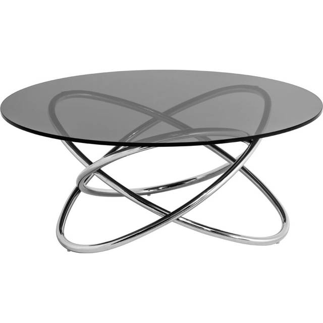Premier Housewares - Smoke Glass Top Coffee Table