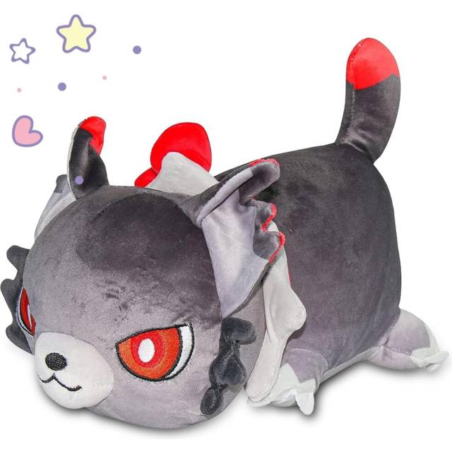 Cat Stuffed Animal Plush,Soft Meemeows Cat Plush Doll Birthday, Party Gift for Kids Girlfriend and Sisters (Wolf Dog)