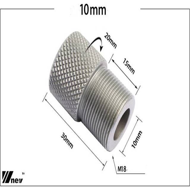 (M18 10mm) 2PCS Drill Bushing Crib Screws Hardware Drill Sleeve Guide Hole Punch Locator Flat Screw Drill Jig