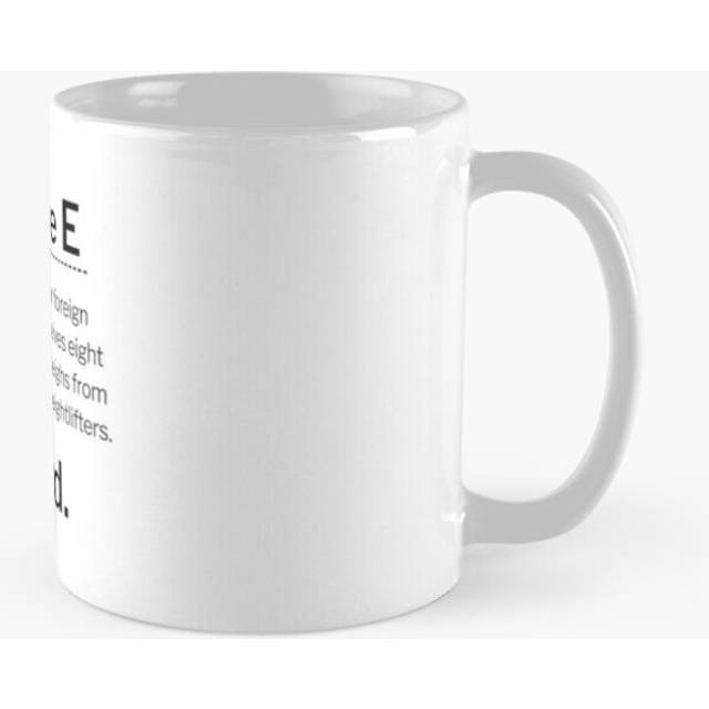 Mugs 11oz I before E, except... Coffee Ceramic Mug Funny Anniversary Novelty Christmas Gift