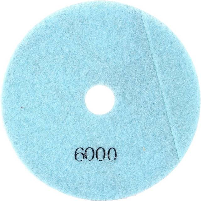 (Blue) 5 Inch 50-6000 Grit Diamond Polishing Pad Wet Dry Sanding Disc for Marble Concrete Granite Glass