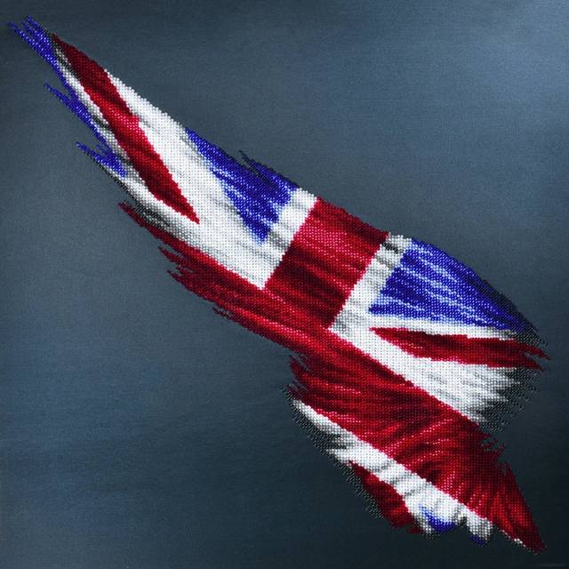MINC22001 - Miniart Crafts - Wing Flag UK Bead Embroidery Kit