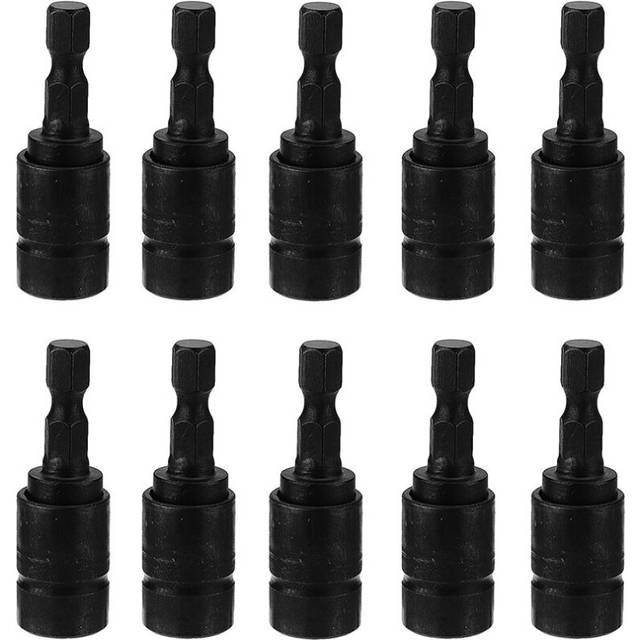 10pcs 1/4 Inch Hex Socket Adapter Drill Chuck Converter Impact Driver for Electric Hammer