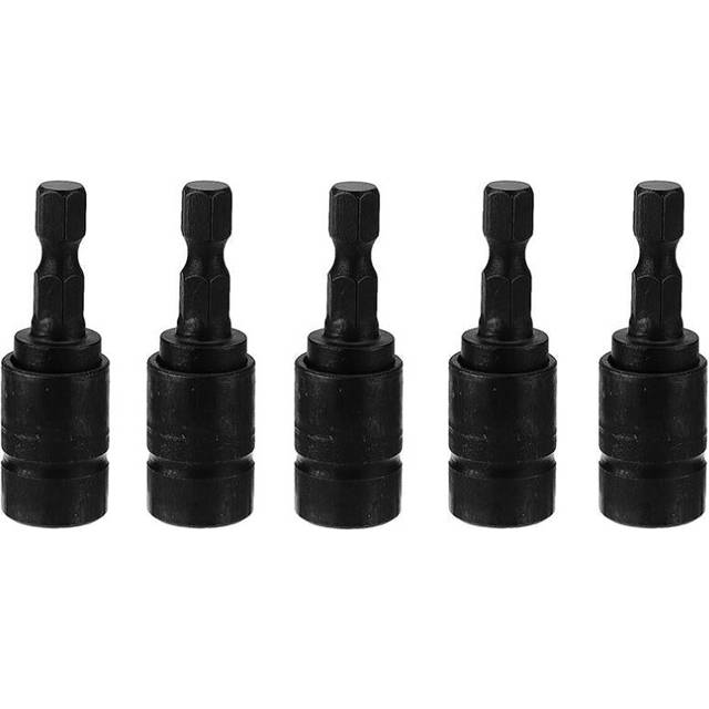 5pcs 1/4 Inch Hex Socket Adapter Drill Chuck Converter Impact Driver for Electric Hammer