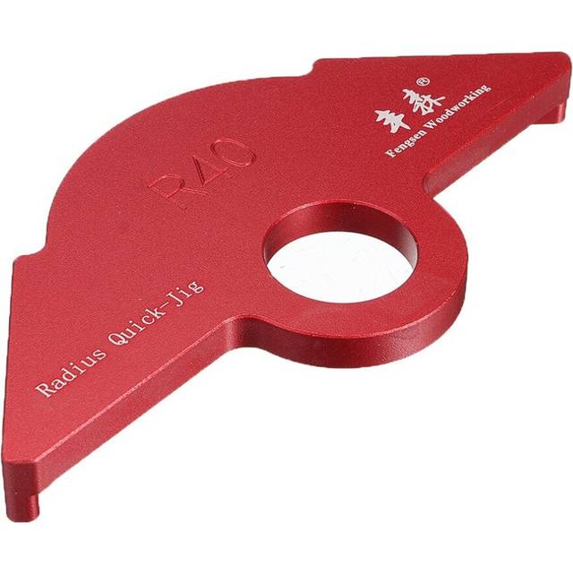 (3#: R40) Aluminum Alloy Wood Panel Radius R20-R40 Quick-Jig Router Table Bits Jig Corner Template wood working Tool