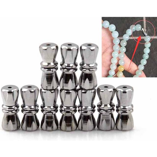 10Pcs/lot Dull Silver Screw Clasp Barrel Screw Clasps For Bracelet Necklace Jewelry Making Findings Hole