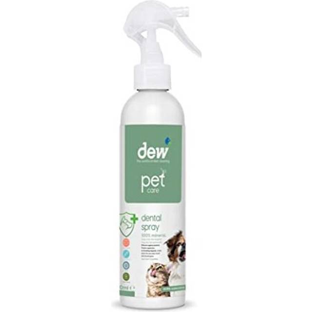 Dew Pet Dental Spray 250ml, Dog Plaque Remover & Dog Breath Freshener, Plaque Remover for Dogs & Cats, Natural Dog Teeth Cleaning, Cat Dental Care