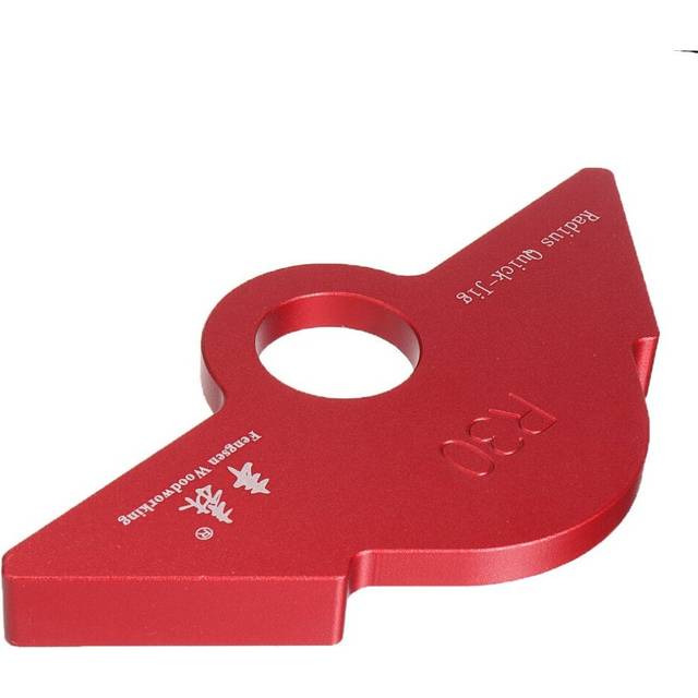 (2#: R30) Aluminum Alloy Wood Panel Radius R20-R40 Quick-Jig Router Table Bits Jig Corner Template wood working Tool