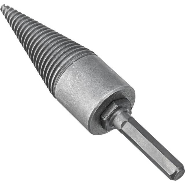(32mm Square SDS Plus Shank) 32mm Kindling Firewood Splitter Drill Bit Firewood Split Drill Bit Hex/SDS Plus/Suqare Shank for Power Drill