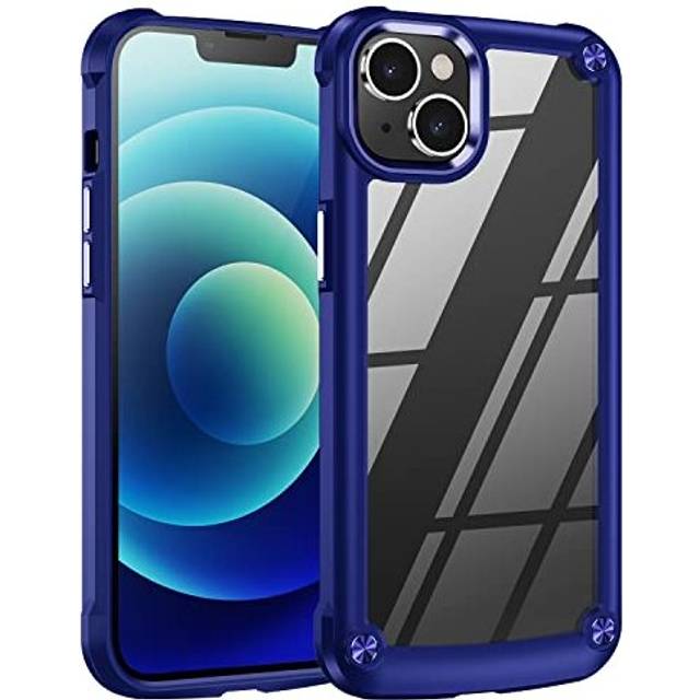 TECHGEAR iPhone 14 Plus Tough Case [Fusion Armour] Premium Hybrid Tough Rugged Protective Bumper Case Heavy Duty Protection with Clear Back