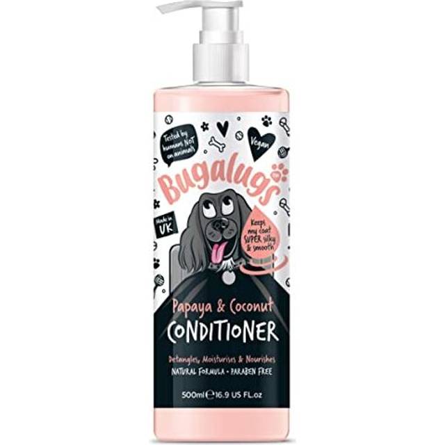 Dog Conditioner with Papaya & Coconut dog perfume, best grooming Conditioner for dogs, puppy & smelly pet that detangles & moisturises use with dog