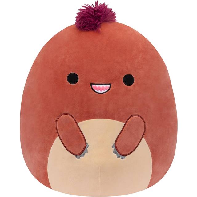 Squishmallows Original 20-Inch Kelly Red Velociraptor - Jumbo Ultrasoft Official Jazwares Plush