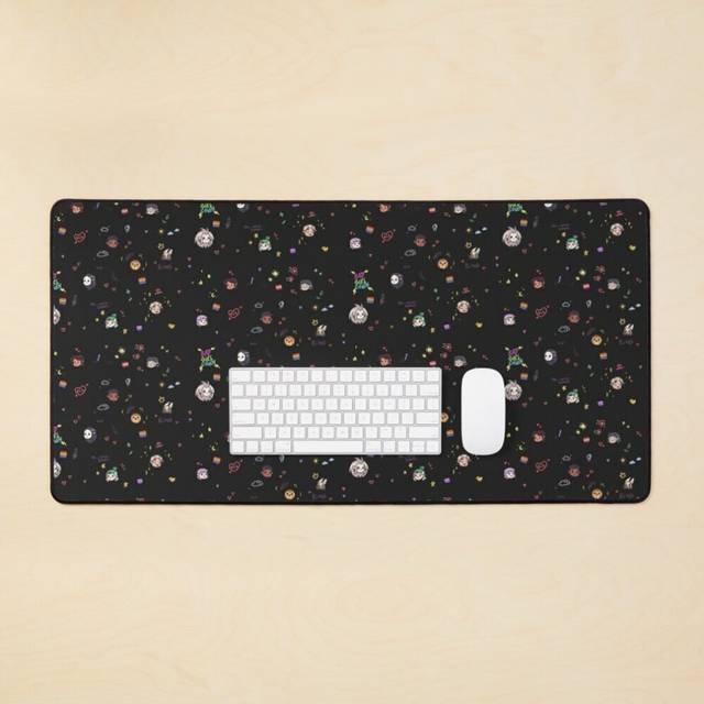 Desk Mat The owl house (Black) Large Gaming Mouse Pad 35x16 inch
