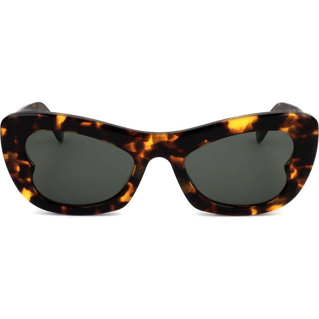 Agent Provocateur Amoree Shell Men's Sunglasses Tortoiseshell Size 54 - Dark Tortoise (54)