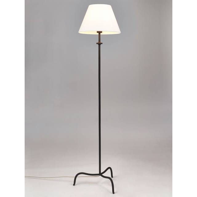 John Lewis Stroud Floor Lamp, Matt Black