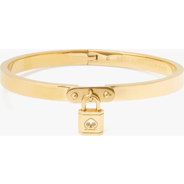 Kate Spade New York Lock and Spade Charm Bangle - GOLD