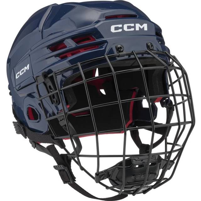CCM Hockeyhjälm Tacks 70 Combo SR Navy - Blå (M)