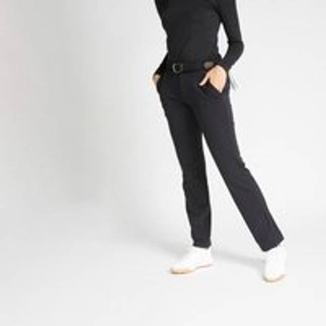 Women's Golf Winter Trousers - Cw500 Black - Black/black