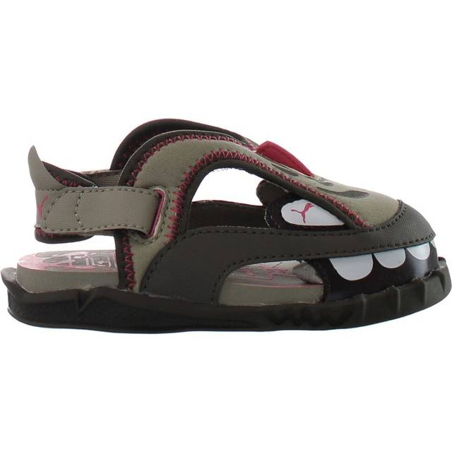Puma Childrens Unisex Seamonster Brown Kids Sandals - Size UK 10 Kids