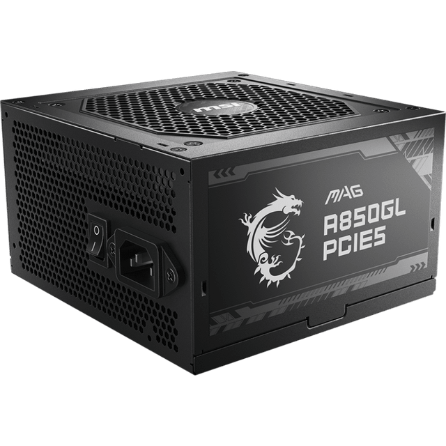 MSI MAG A850GL PCIE5 850W 80 PLUS Gold Fully Modular ATX Power Supply / PSU