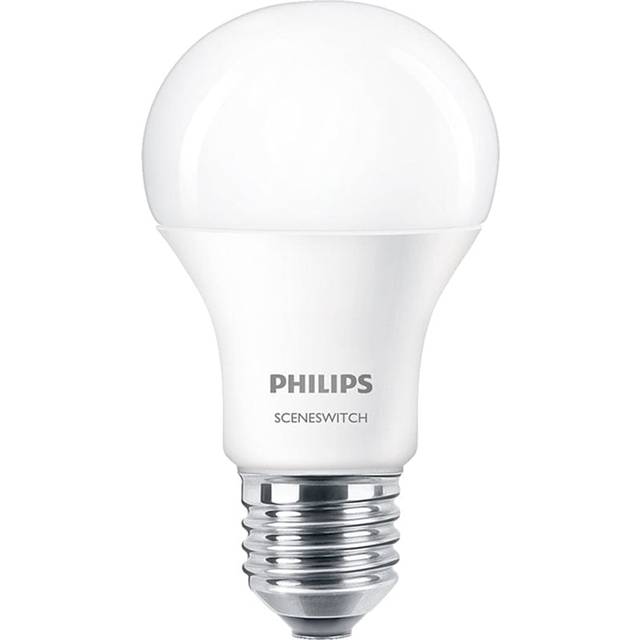 LED-Lampa Krona Scene Switch 2-färger 9.5W (60W) E27 Philips