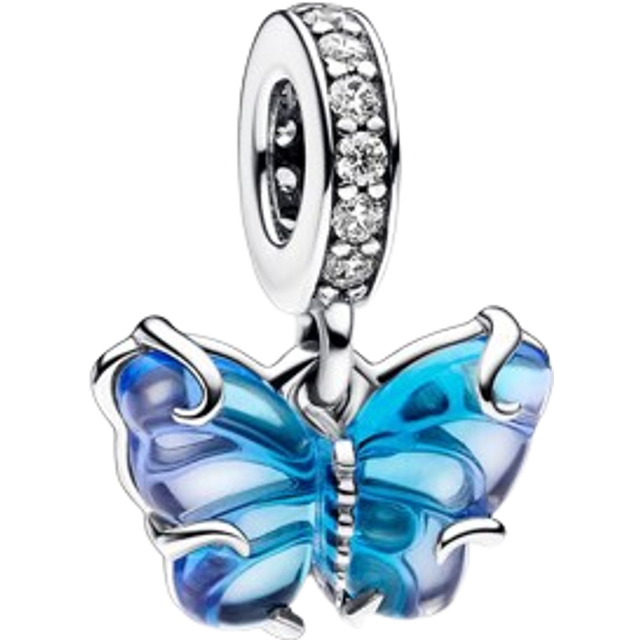 Pandora Charms Butterfly Murano Glass Pendant Charm 792698C01