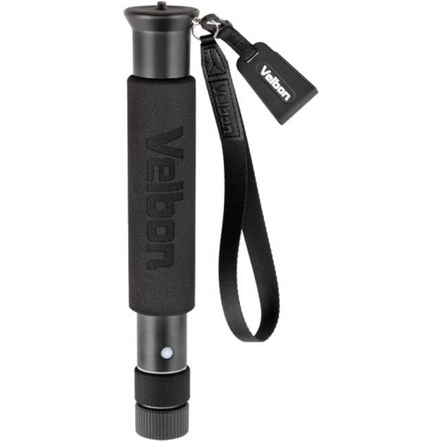 Velbon Monopod ULTRA STICK SUPER 8 Ultra Lock Leg Diameter 30mm Medium Size Head Sold Separately Pedestal Diameter 40mm Aluminum Leg Black 408334 black