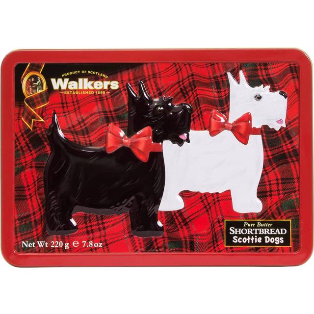 Walkers Scotty Dog Shortbread Tin 200g - NA
