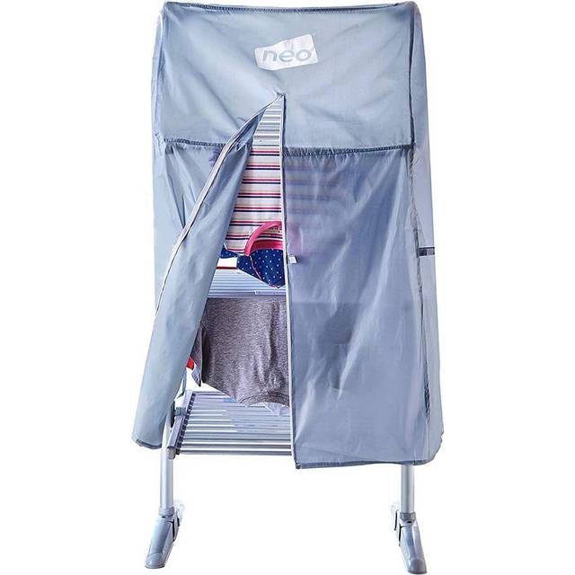 Neo Three-Tiered Heated Upright Airer with Cover
