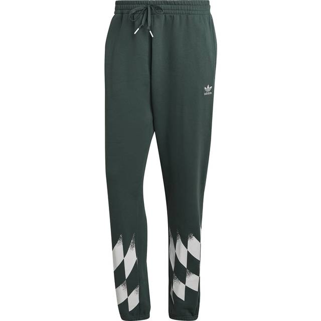 Adidas, Byxor, Herr, XL, Bomull, Grafisk Mintgrön Träningsbyxa Fleece Träningsset - green (XL)