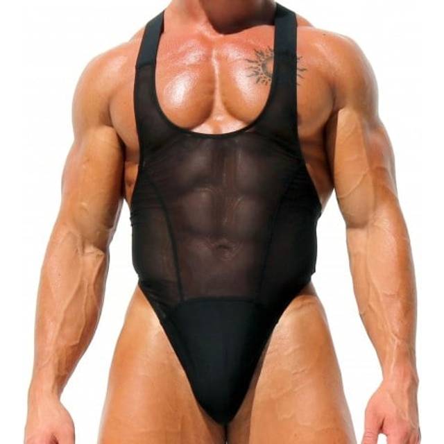 Rufskin Drako Thong Bodysuit - Black