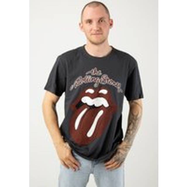 The Rolling Stones - Vintage Tongue Grey - T-Shirt - grey - S - 100% Cotton,Jersey