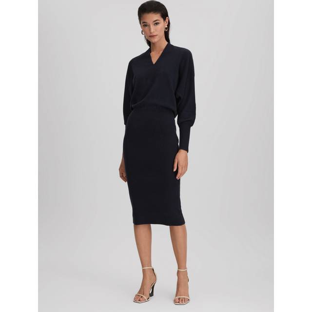 Reiss Sally Wool & Cashmere-Blend Sweaterdress