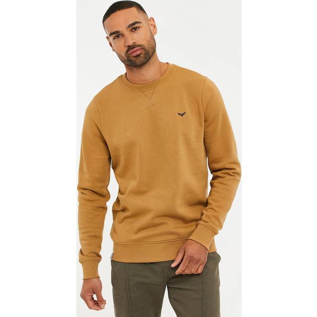 Camel Crew Neck Sweatshirt - Camel - Medium - Threadbare