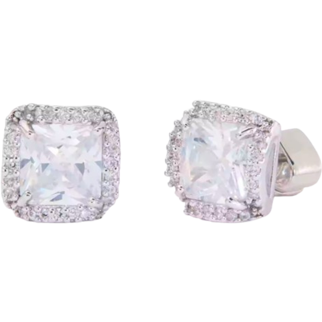 Kate Spade New York Silver Crystal Princess Earrings