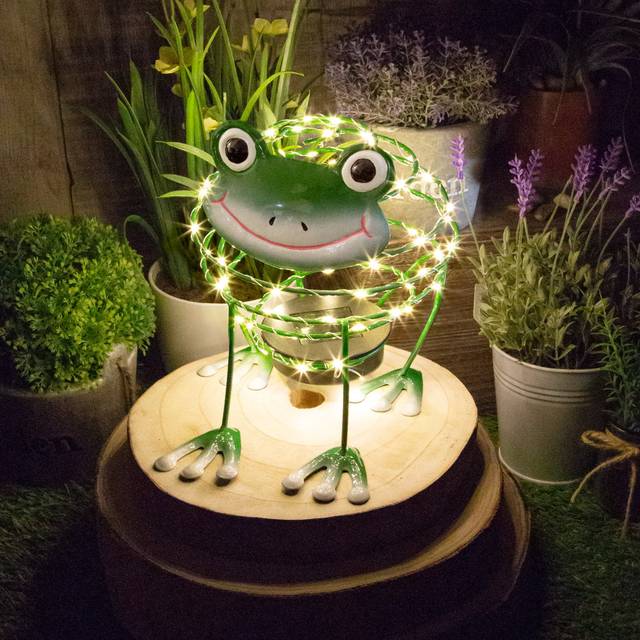 Moskowitz Wire Frog - Green (17cm H X 18cm W X 19.5cm D)