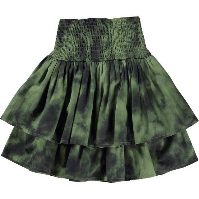 Molo Brigitt Kjol Moss Tie Dye 98/104 cm  Grön  98/104 cm  kvinna