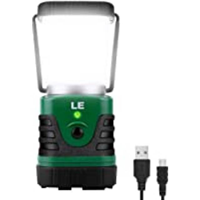 LE Ultra Bright 500lm LED 9W 3 Lighting Modes, Battery Powered, Water Resistant