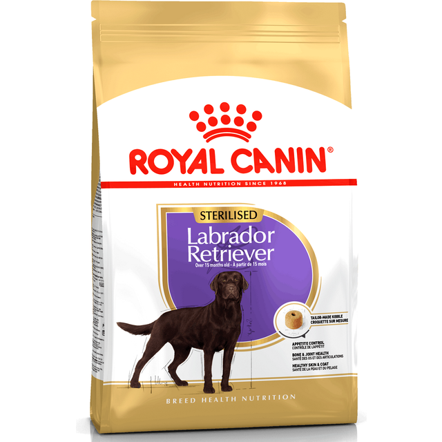 Royal Canin Sterilised Adult Labrador Retriever hundfoder. Förpackning: 12 kg