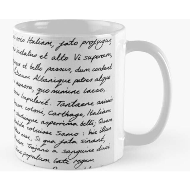 Mugs 11oz The Aeneid (lighter colour) Coffee Ceramic Mug Funny Anniversary Novelty Christmas Gift