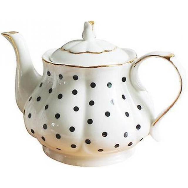 860ml Ceramics Teapot Heat Resistant With Filter Flower Tea Pot Oolong Puer Kettle Glass Coffee