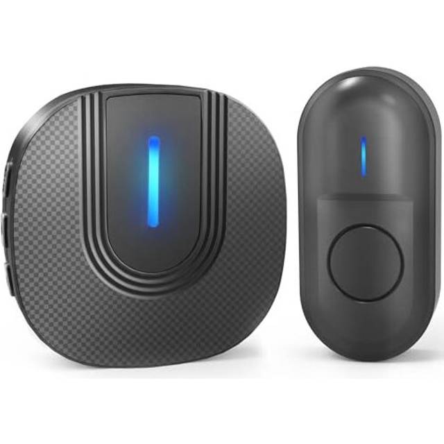 Wireless Doorbell, 1,000ft Long Range Door Bells Chime, IP55 Waterproof Electric Battery Operated Cordless Doorbell with 55 Chimes 5 Volume Levels,