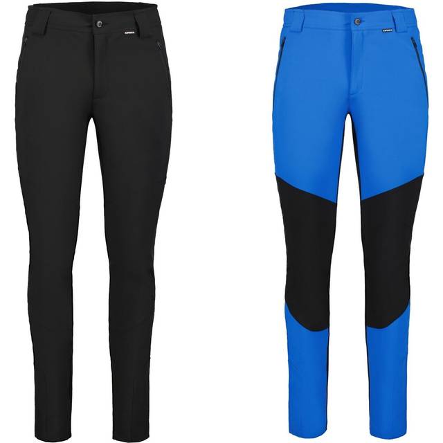 Hybrid softshell and stretch hiking trousers Icepeak DORR - Noir